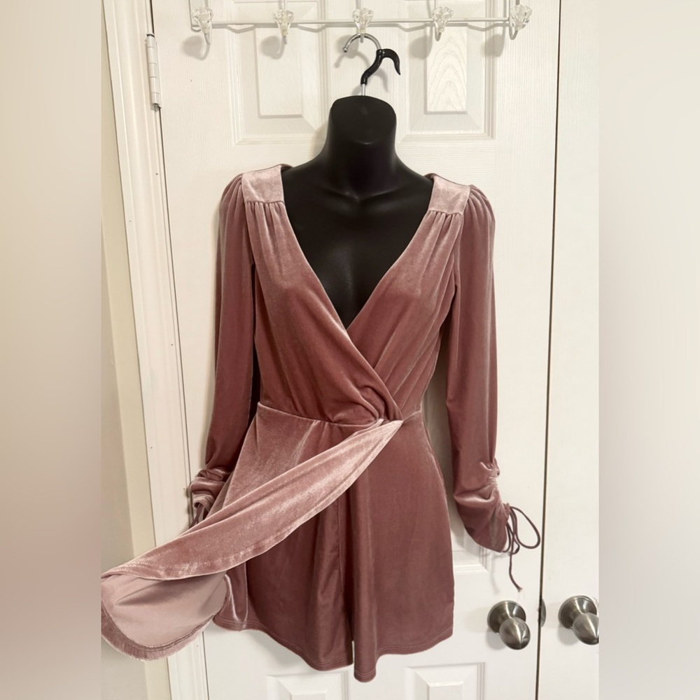 Urban Outfitters Velvet Romper